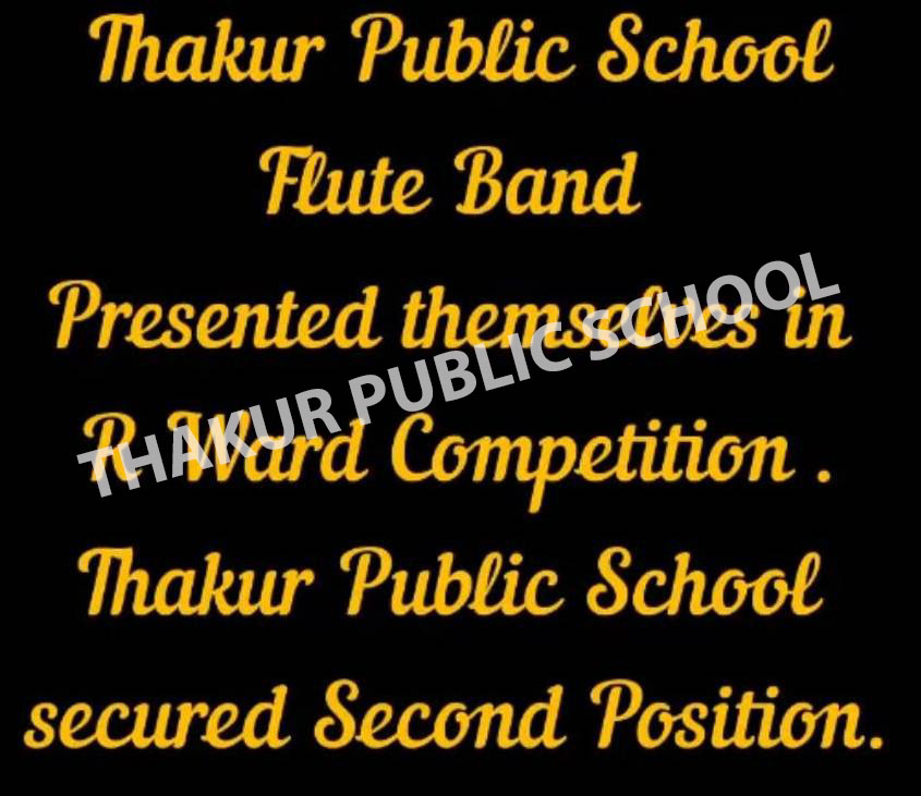 TPS Flute Band wins second position in R Ward Flute Band Competition