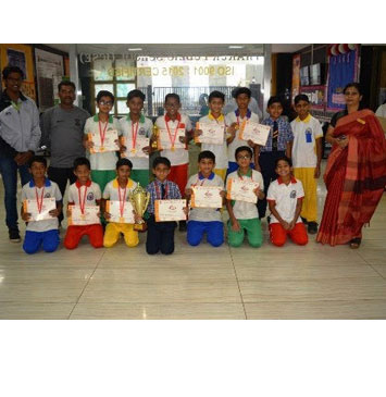 U/12 Boys team secured 1st place in ISPL Football Tournament