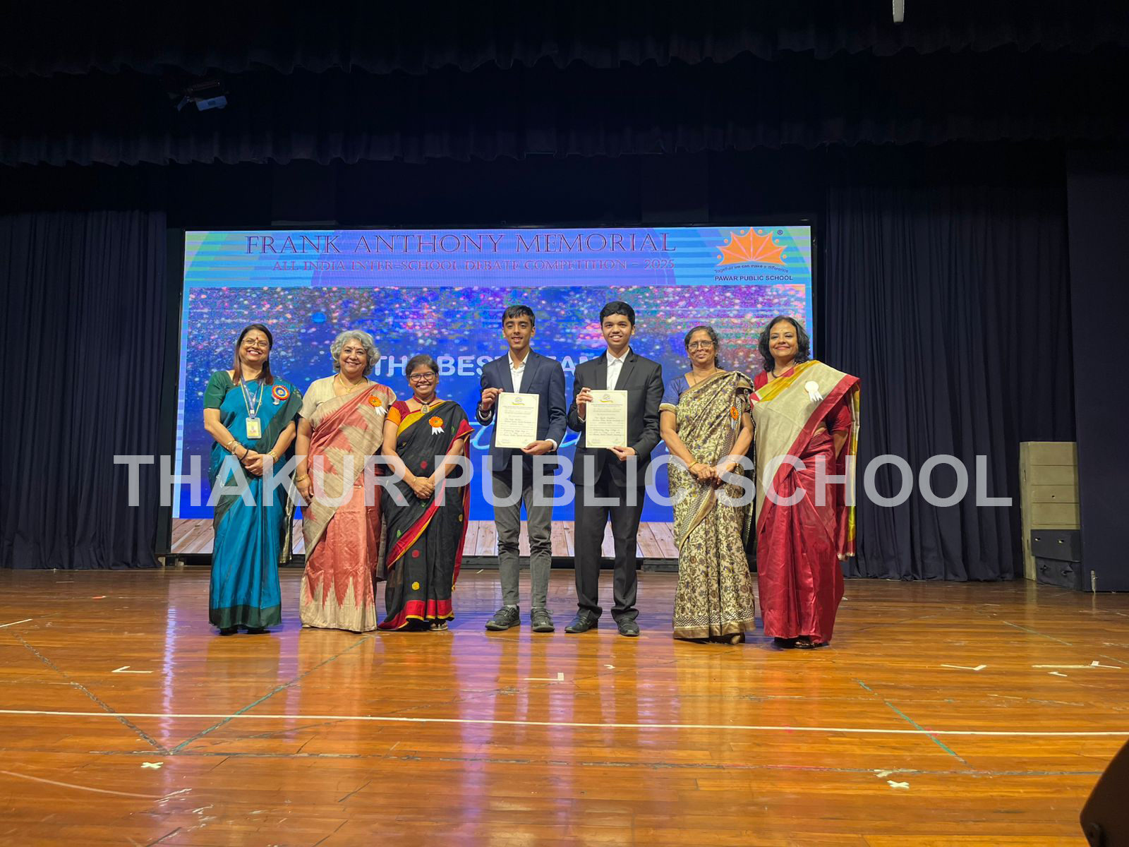 FRANK ANTHONY MEMORIAL DEBATE COMPETITION 2025-26
